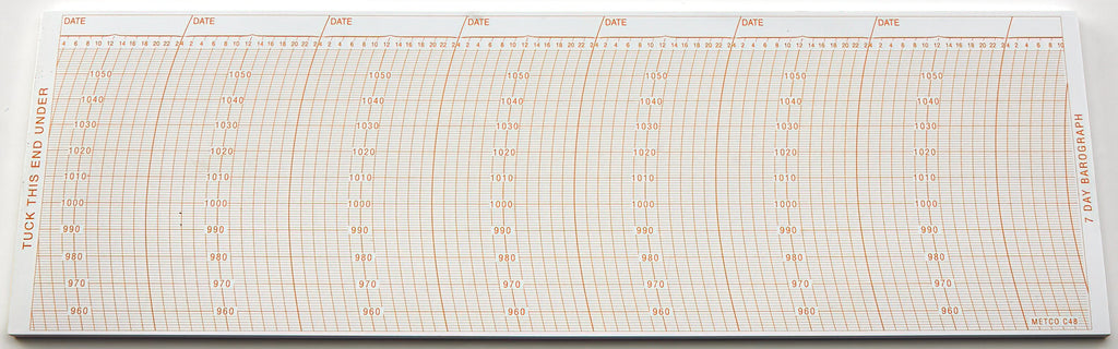 Barograph Chart Pad, standard: C48