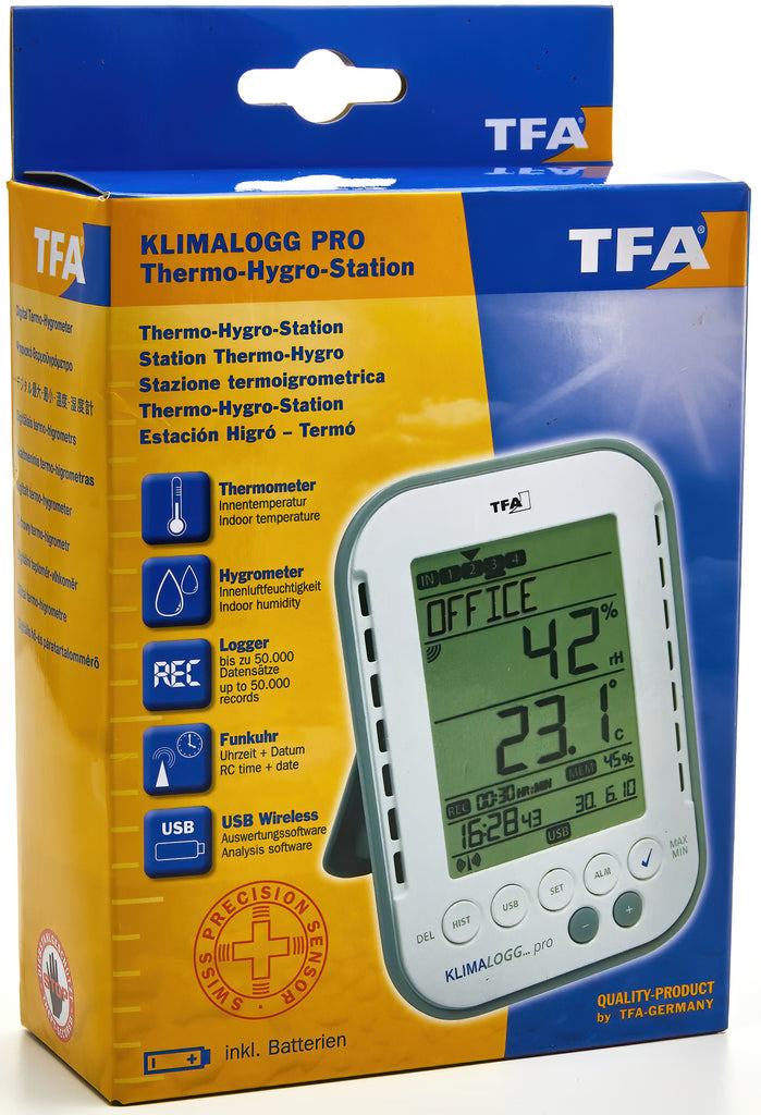 KLIMALOGG PRO thermo-hygro logger