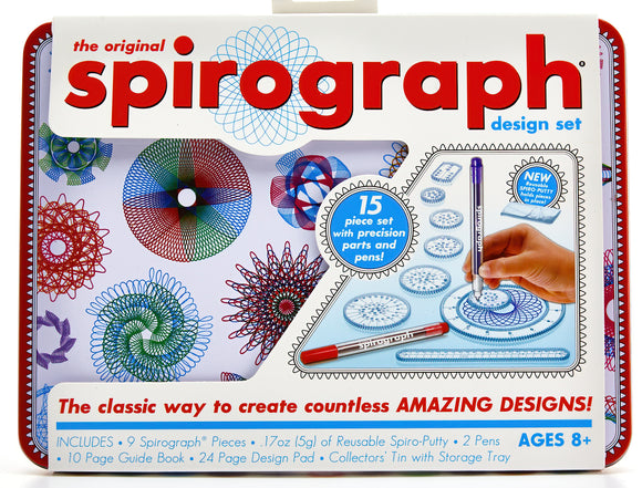 Spirograph Design Tin