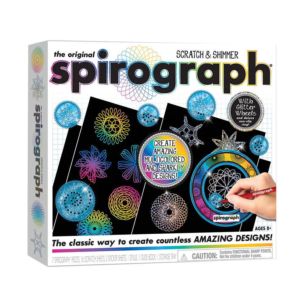Spirograph Scratch and Shimmer