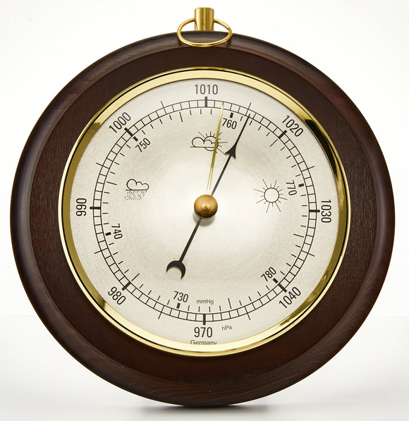 Classic Walnut Mounted Barometer
