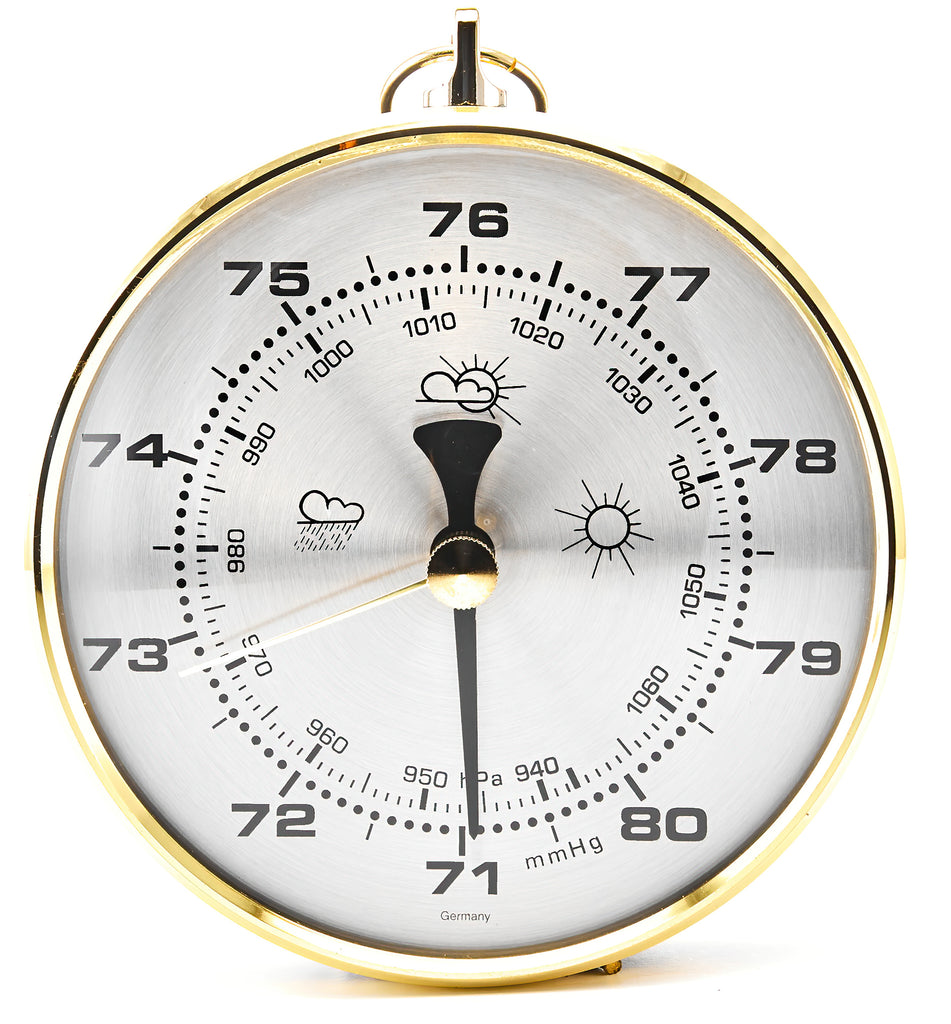 Hanging Brass Barometer