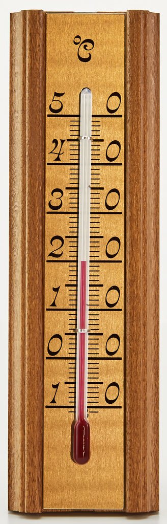 Small Wood-Mount Spirit Thermometer