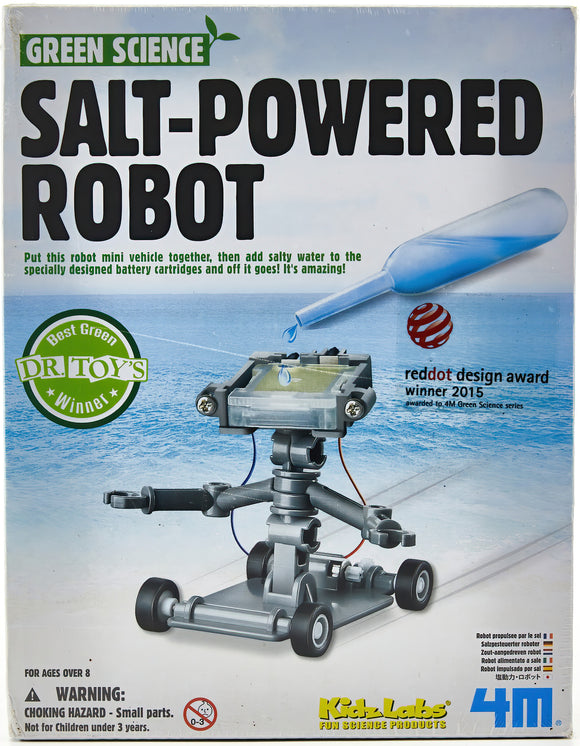 saltwater powered robot